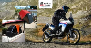 Honda Transalp İçin Kapalı Motosiklet Garajı - Kafkas Garaj