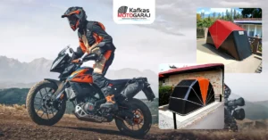 KTM 390 Adventure İçin Kapalı Motosiklet Garajı - Kafkas Garaj