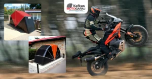 KTM 790 Adventure İçin Kapalı Motosiklet Garajı - Kafkas Garaj