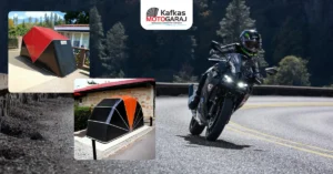 Kawasaki Ninja 500 İçin Kapalı Motosiklet Garajı - Kafkas Garaj