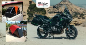 Kawasaki Versys 1000 İçin Kapalı Motosiklet Garajı - Kafkas Garaj