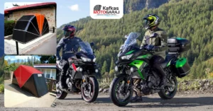 Kawasaki Versys 650 İçin Kapalı Motosiklet Garajı - Kafkas Garaj