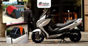 Suzuki Burgman İçin Kapalı Motosiklet Garajı - Kafkas Garaj