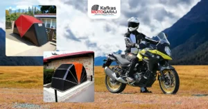 Suzuki V-Strom 650 İçin Kapalı Motosiklet Garajı - Kafkas Garaj