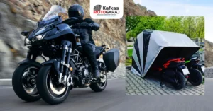 Yamaha Niken İçin Kapalı Motosiklet Garajı - Kafkas Garaj
