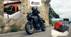 Yamaha Tracer 7 İçin Kapalı Motosiklet Garajı - Kafkas Garaj