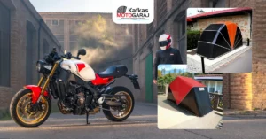 Yamaha XSR 900 İçin Kapalı Motosiklet Garajı - Kafkas Garaj